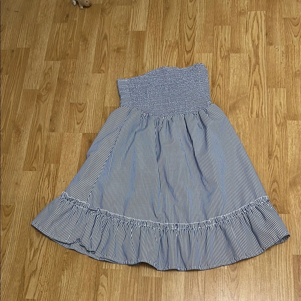 Striped Blue and white dress